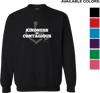 KINDNESS Crewneck Sweatshirt. Tell everyone how proud you are to embrace and love life. Spread the conversation of social acceptance of disability with this pullover sweatshirt. Our trademarked International Symbol of Acceptance ("wheelchair heart symbol") sits behind the phrase Kindness is Contagious boldly displayed on your chest.
