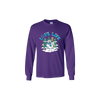 2021's limited edition long-sleeve t-shirt holiday design features a jolly snowman sporting a 3E Love knit scarf and holding a warm mug of hot cocoa