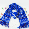 Adult knit scarf featuring our the International Symbol of Acceptance and slogan "Embrace, Educate, Empower."