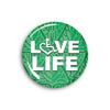 LOVE Life on Leaf Pattern Button