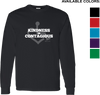 KINDNESS Long Sleeve T-shirt. Tell everyone how proud you are to embrace and love life. Spread the conversation of social acceptance of disability with this long sleeve t-shirt. Our trademarked International Symbol of Acceptance ("wheelchair heart symbol") sits behind the phrase Kindness is Contagious boldly displayed on your chest.