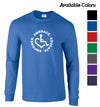 Long Sleeve T-Shirt. Our trademarked International Symbol of Acceptance ("wheelchair heart symbol") is center chest with our 3E's "Embrace. Educate. Empower." surrounding it in a circle.