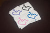 International Symbol of Acceptance decals in assorted colors