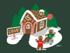 2017's limited edition holiday design features a 3E Love gingerbread house and family!