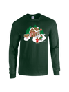 2017's limited edition holiday long sleeve tee features a 3E Love gingerbread house and family!