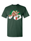 2017's limited edition holiday tee features a 3E Love gingerbread house and family!