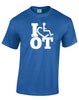 Royal blue tee. Our trademarked International Symbol of Acceptance ("wheelchair heart symbol") is featured proudly on your item