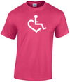 Our trademarked International Symbol of Acceptance ("wheelchair heart symbol") is proudly displayed on the front.