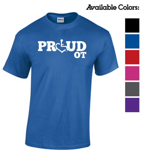 Tell everyone how proud you are to embrace and love life. Spread the conversation of social acceptance of disability with this t-shirt. Our trademarked International Symbol of Acceptance ("wheelchair heart symbol") replaces the O in the word PROUD boldly displayed on your chest.