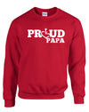Proud Papa Crewneck Sweatshirt
