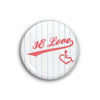 Team 3E Love Button - Red and Blue Pinstripes