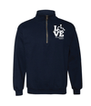 Navy quarter zip. Our trademarked International Symbol of Acceptance ("wheelchair heart symbol") replaces the "O" in the word "LOVE" in the phrase "LOVE Occupational Therapy."