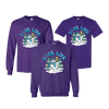 2021's limited edition holiday design features a jolly snowman sporting a 3E Love knit scarf and holding a warm mug of hot cocoa. Available in a long-sleeve t-shirt, short-sleeve t-shirt, or crewneck sweatshirt.
