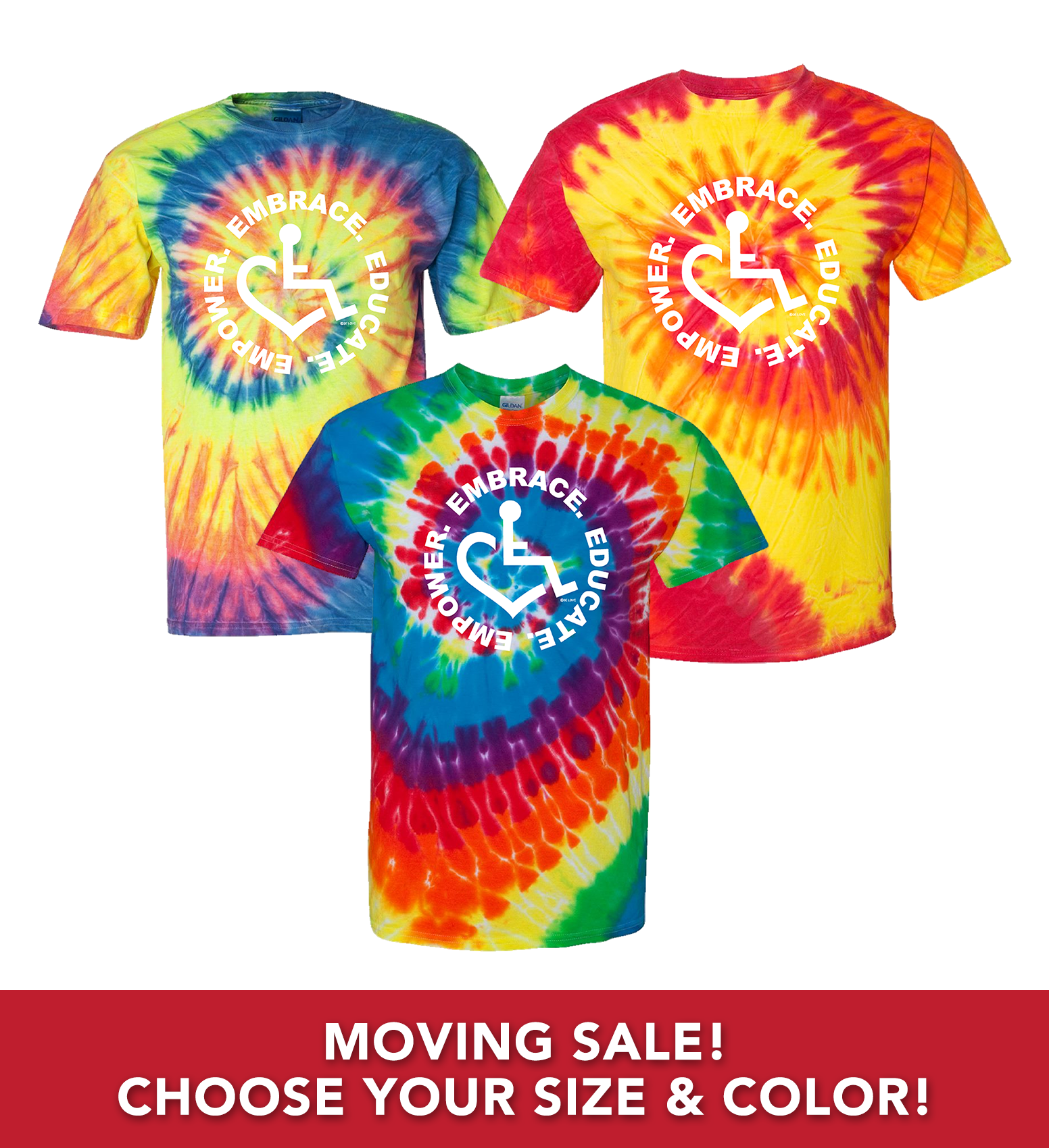 Moving Sale/Tie-Dye T-Shirts (Adult)