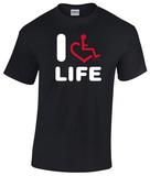 I Heart Life T-Shirt - Black