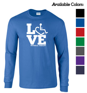 Tell everyone how proud you are to embrace and love life. Spread the conversation of social acceptance of disability with this long sleeve t-shirt. Our trademarked International Symbol of Acceptance ("wheelchair heart symbol") is featured proudly on your item