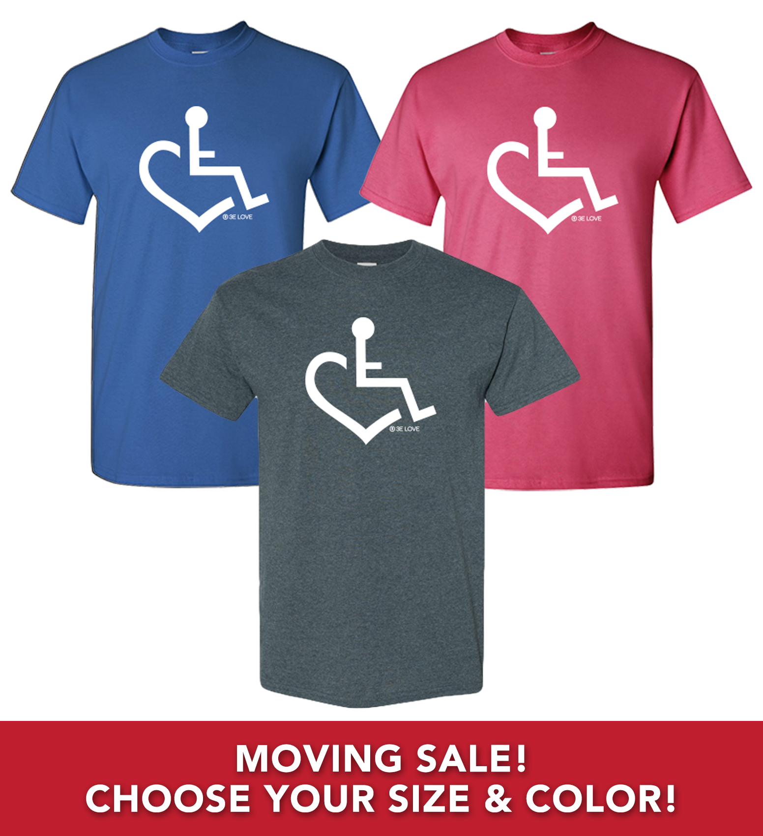 Moving Sale - Original Heart T-Shirts (Adult)