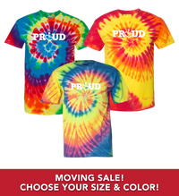 Moving Sale/Tie-Dye T-Shirts (Adult Proud Series)