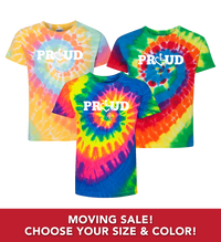 Moving Sale/Tie-Dye T-Shirts (Youth Proud Series)