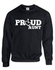 Proud Aunt Crewneck Sweatshirt