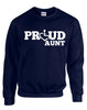 Proud Aunt Crewneck Sweatshirt