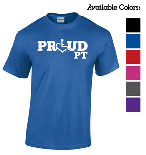 Tell everyone how proud you are to embrace and love life. Spread the conversation of social acceptance of disability with this t-shirt. Our trademarked International Symbol of Acceptance ("wheelchair heart symbol") replaces the O in the word PROUD boldly displayed on your chest.