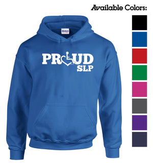Tell everyone how proud you are to embrace and love life. Spread the conversation of social acceptance of disability with this hooded pullover. Our trademarked International Symbol of Acceptance ("wheelchair heart symbol") replaces the O in the word PROUD boldly displayed on your chest.