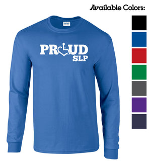 Tell everyone how proud you are to embrace and love life. Spread the conversation of social acceptance of disability with this long sleeve t-shirt. Our trademarked International Symbol of Acceptance ("wheelchair heart symbol") replaces the O in the word PROUD boldly displayed on your chest.