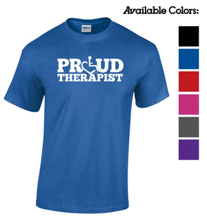 Tell everyone how proud you are to embrace and love life. Spread the conversation of social acceptance of disability with this t-shirt. Our trademarked International Symbol of Acceptance ("wheelchair heart symbol") replaces the O in the word PROUD boldly displayed on your chest.
