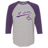 Team 3E Love Baseball Tee - Purple