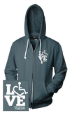 LOVE Physical Therapy Hooded Zip-Up