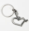 Wheelchair Heart Keychain