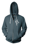 Asphalt Heart Hooded Zip-Up. Tell everyone that you embrace and love life. Spread the conversation of social acceptance of disability with this hooded pullover!. Our trademarked International Symbol of Acceptance ("wheelchair heart symbol") boldly displayed over your heart.