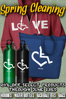 3E Love's Wheelchair Heart